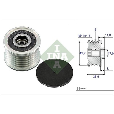 Předstihová spojka Schaeffler INA 535 0086 10 IN 535008610