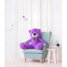 Velký Medveď XXL TimiToy fialový classic 130 cm