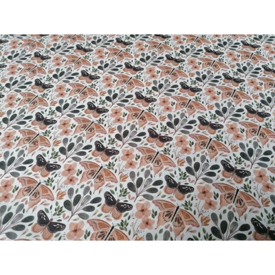 Bavlnená látka Motýle šírka 150 cm