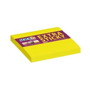 STICKN-HOPAX Samolepiaci bloček 76x76mm neónovo žltý