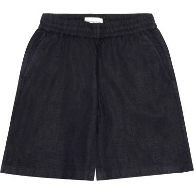 KnowledgeCotton Apparel Дамски къси панталони KnowledgeCotton Apparel Women's Posey Wide Mid-Rise Shorts - Black Jet - размер XXL (112-3725-0115)