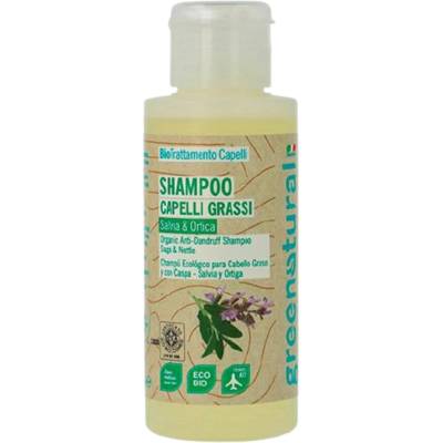 Greenatural šampon proti lupům se šalvějí a s kopřivou 100 ml
