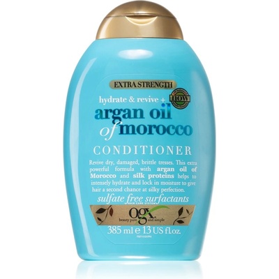 OGX Argan Oil Of Morocco Extra Strenght възстановяващ балсам за увредена коса 385ml
