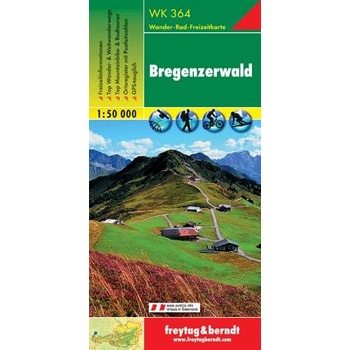 Freytag & Berndt Wander-, Rad- und Freizeitkarte Bregenzerwald