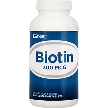 Image 1 of GNC Biotin 300 mcg [100 Таблетки]