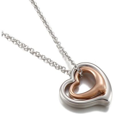 HARAHU Колие he-20766 - Сребристо / Злато Розово kp20766 (he-20766)