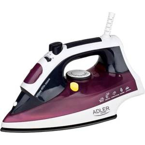 Adler AD 5022 Суха и парна ютия Керамична гладеща плоча Лилаво, 2200 W (AD 5022) Ютии