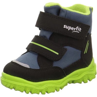 Superfit chlapecké zimní boty Husky1 Gore-Tex 1-006045-0000 Black/Light Green