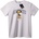 NOONEBRAND Тениска Естетично мече - 4XL, White