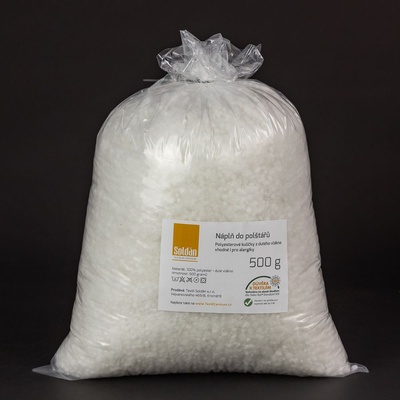 Textil Soldán polyesterové kuličky z dutého vlákna 500g, náplň do polštářů – Zboží Dáma