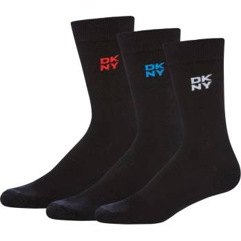 DKNY Мъжки чорапи DKNY 3 pack Mens Gift Socks Fink - Black