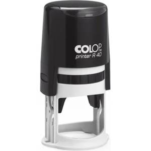 COLOP Печат, кръгъл, COLOP "Printer R 40", с черна сменяема подложка 01034000 (01034000)