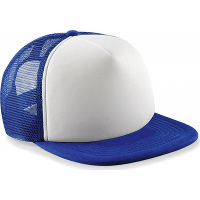 Beechfield Vintage Snapback Trucker Kráľovsky modrá /Biela