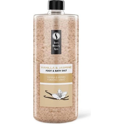 Sara Beauty Spa Vanilka & Jazmín relaxačná soľ do kúpela 1320 g