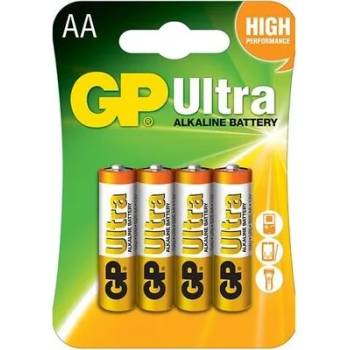 GP Batteries Алкална батерия gp ultra lr6 aa /4 бр. в опаковка/ 1.5v gp, gp15au (gp-ba-15au21-sb4)