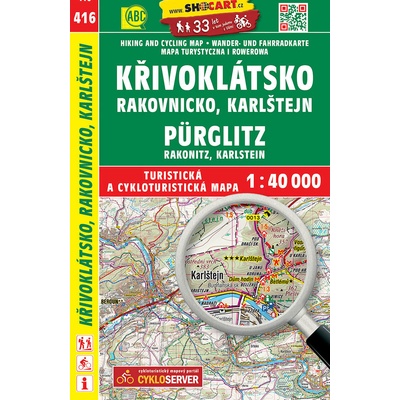 ST 416 Křivoklátsko Rakovnicko,Karlštejn 1:4 – Zboží Dáma