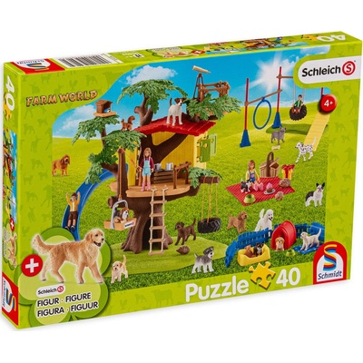 Schmidt Spiele Пъзел Schmidt от 40 части - Щастливи кучета (56403)