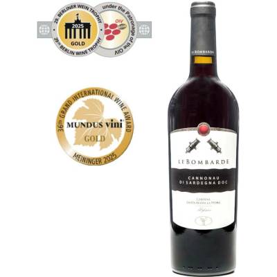 Cantina Santa Maria La Palma LE BOMBARDE Cannonau DI SARDEGNA D.O.C. suché červené 2022 13,5% 0,75 l (holá láhev)