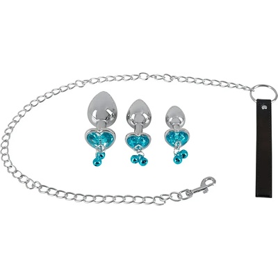 You2Toys Анални разширители с камъни и повод