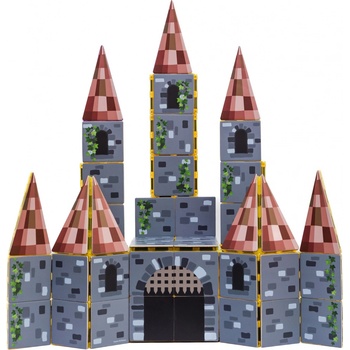 Learn & Grow Magnetické dlaždice - Zámek (40ks)