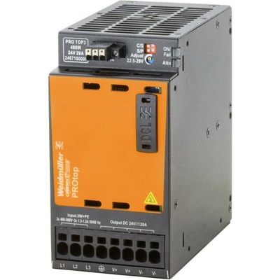 Weidmüller 2467100000 napájecí zdroj 24 V/DC 20 A 480 W Obsah 1 ks