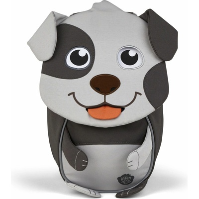Affenzahn Batůžek pro nejmenší Small Friend dog - grey 4l special edition