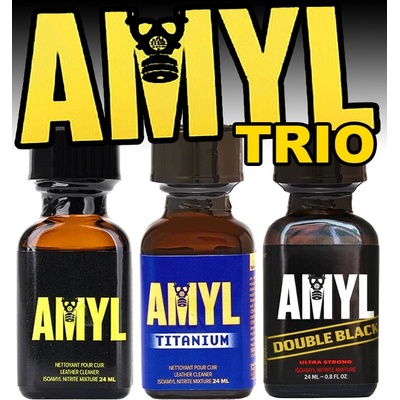 Poppers POPPERS AMYL TRIO BALÍČEK 3 x 24 ml
