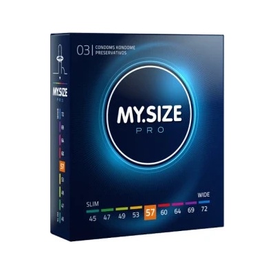 3 бр. Презервативи My Size Pro 57 мм