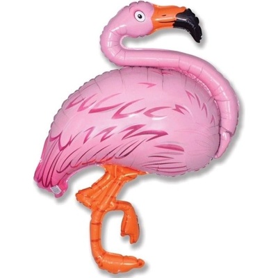 FLEXMETAL Balón foliový Plameňák 76 cm