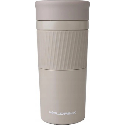 Florina termohrnček Cortado Dark Beige 420 ml
