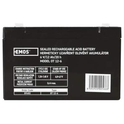 EMOS B9682 6V 12Ah 1201003500