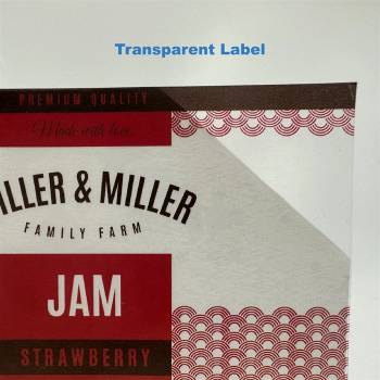Image 1 of Transparent Label PP label test roll - 10 cm x 4 meter (testroll15)