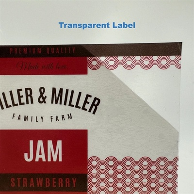 Transparent Label PP label test roll - 10 cm x 4 meter (testroll15)
