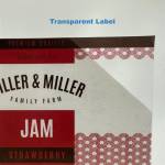  Transparent Label PP label test roll - 10 cm x 4 meter (testroll15)