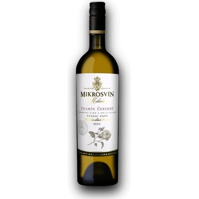 Mikrosvín Tramín červený pozdní sběr Flower Line 2023 12,5% 0,75 l (čistá fľaša)