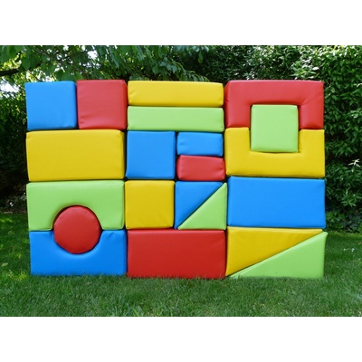 PlaySoft Molitanová stavebnice Koženka 20 cm 21 ks