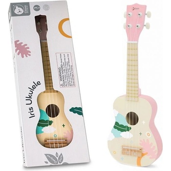 Classic World drevené ukulele gitara ružové