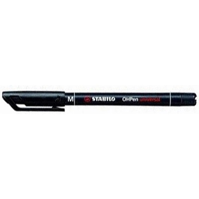 STABILO Алкохолен маркер 1 мм, STABILO "OHPen M", черен 843/46 (843/46)