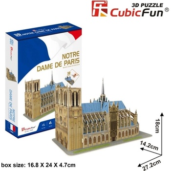 CubicFun 3D puzzle Katedrála Notre-Dame 53 ks