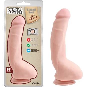 Image 1 of Пенис дилдо с тестиси, плътско удоволствие, 23, 5см. - Carnal Pleasure Flesh (CHISA00267)