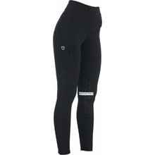 Equestro dámske legíny Kao Light White Black slim fit Čierna