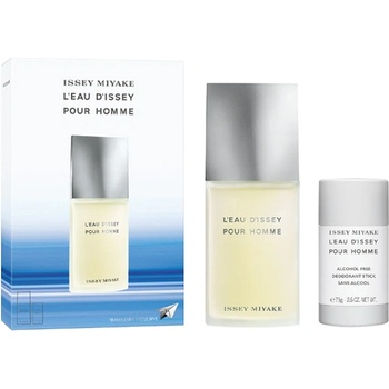 Issey Miyake L'Eau D'Issey Pour Homme Комплект (EDT 75ml + Deo Stick 75ml) за Мъже