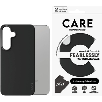 Panzer Калъф CARE - Fashionable, Galaxy S25 Plus, Qi, черен (5715685016516)