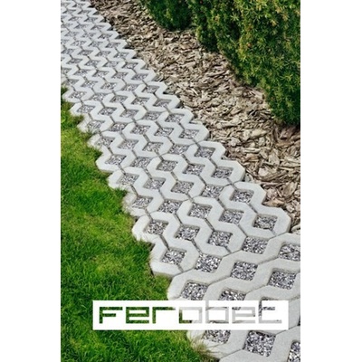 FEROBET Vegetační dlažba ZATRAVŇOVACÍ Standard Přírodní 60/40/10cm – Zboží Mobilmania