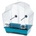 INTER-ZOO Pet Products Клетка за птици MARGOT 1 chrom - 43 x 25 x 47 cm СИНЯ