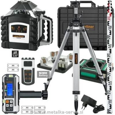 Laserliner Ротационен лазерен нивелир Laserliner Quadrum M350 S Set 4 (053.00.09-4)