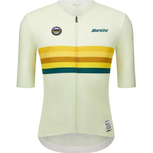 Santini Фланелка с къс ръкав за колоездене Santini UCI World Champion Jersey Cycling jersey - Australia (056-3881-0113)