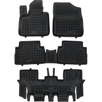 Rezaw-Plast Гумени стелки за Hyundai Santa Fe Hybrid version 7 passenger, 4x4 (2020+) - тип леген