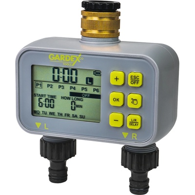 Gardex Tools Таймер Електронен двуканален culture gx