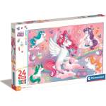 Clementoni - Puzzle Jolly Unicorns - 1 - 39 piese